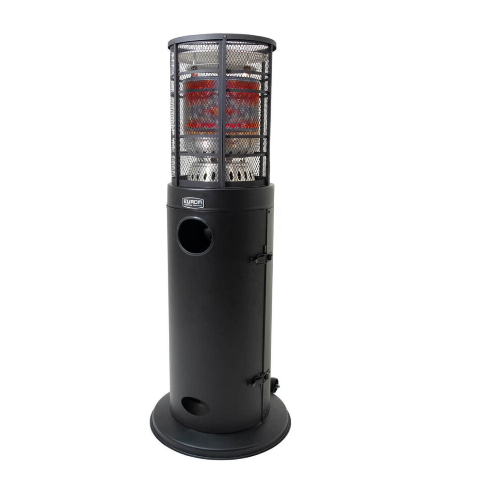Area Loungeheater op gas huren bij vanBos Barneveld – Geniet van warmte en comfort op je terras of evenement met deze stijlvolle loungeheater. Ideaal voor buitenruimtes, zorgt deze heater voor een aangename temperatuur en een gezellige sfeer, zelfs op koelere avonden