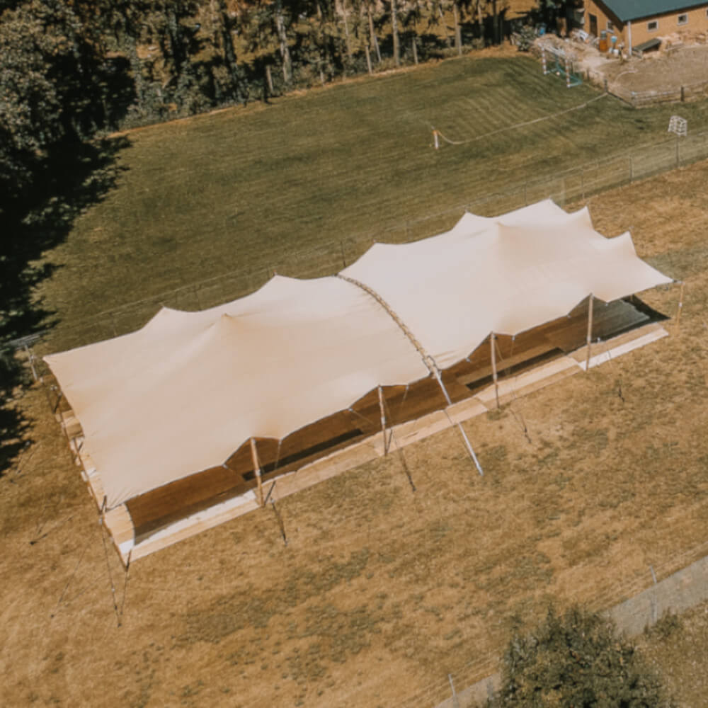 Stretchtent 10x30 meter