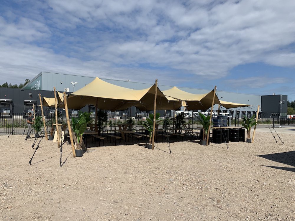 Stretchtent 10x12 meter