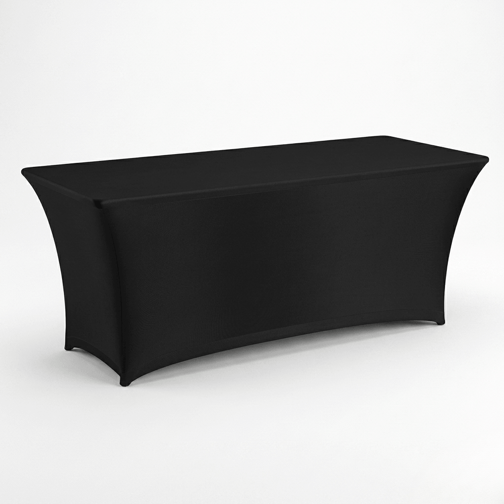 Buffettafelrok zwart stretch