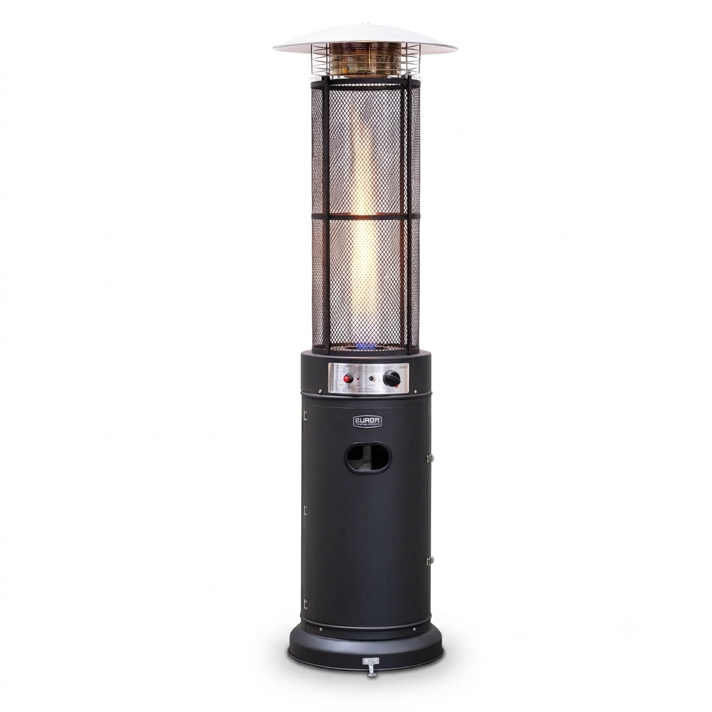 Flame heater gas