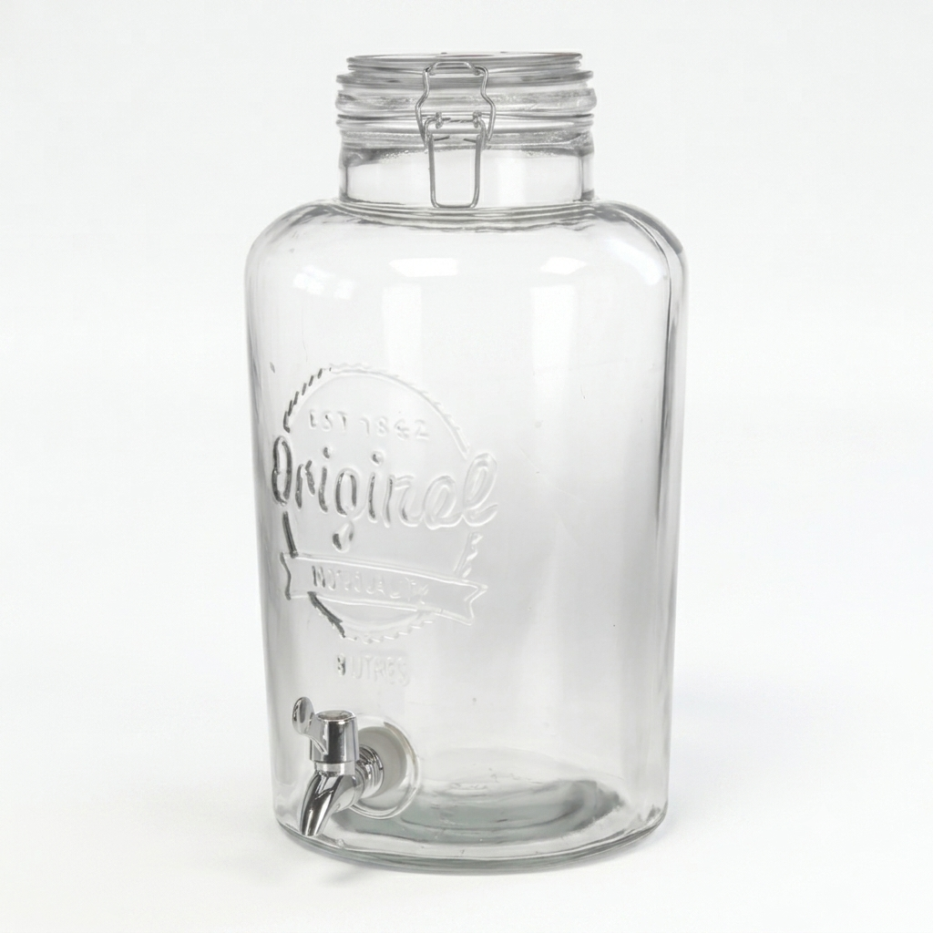 Glazen limonade tap